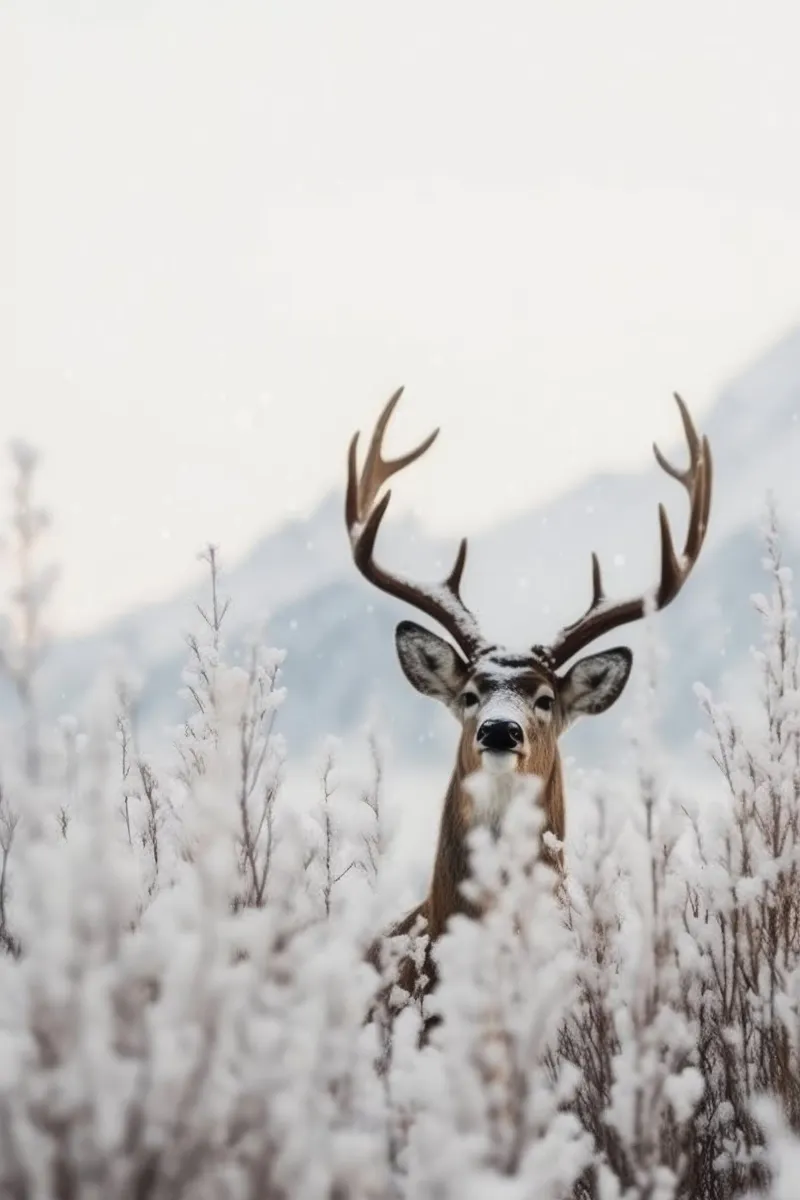 Curious Deer pellicola backlit da treechild