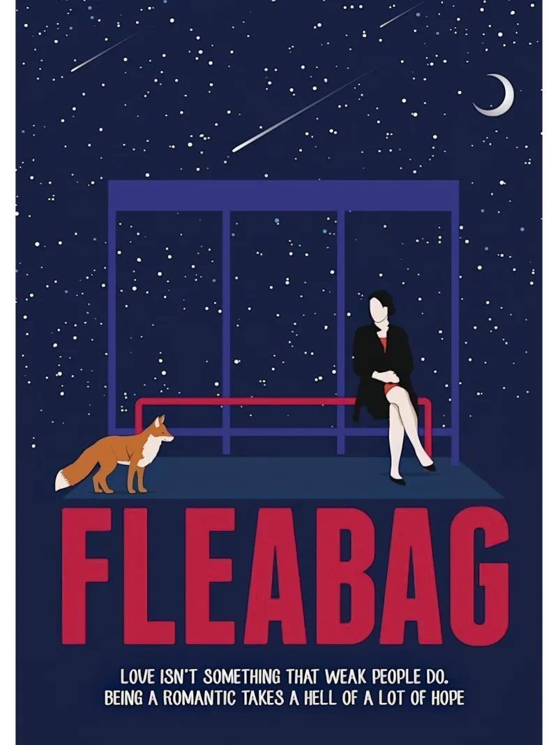 In Halte Phoebe And Hos Fox tela con Cornice a cassetta da JAMYETY