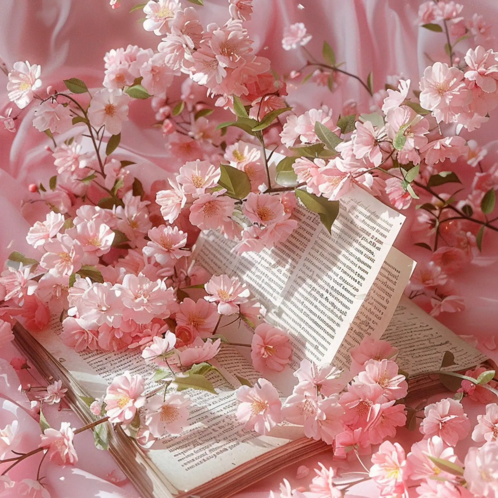 Blush & Bubbles Leinwand mit Schattenfugenrahmen von StillVibe Home