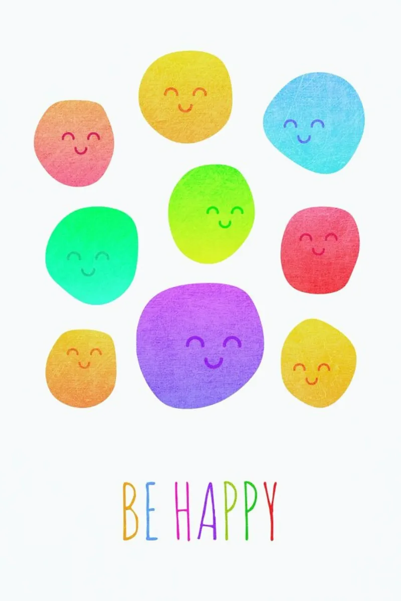 Be Happy pellicola backlit da Elisabeth Fredriksson