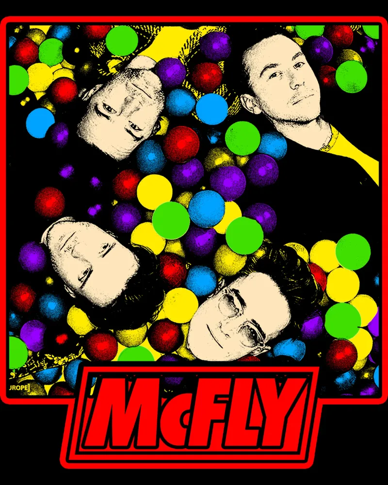 Maglietta classica Colorfull Rock Pop Band poster da igoshdesigns