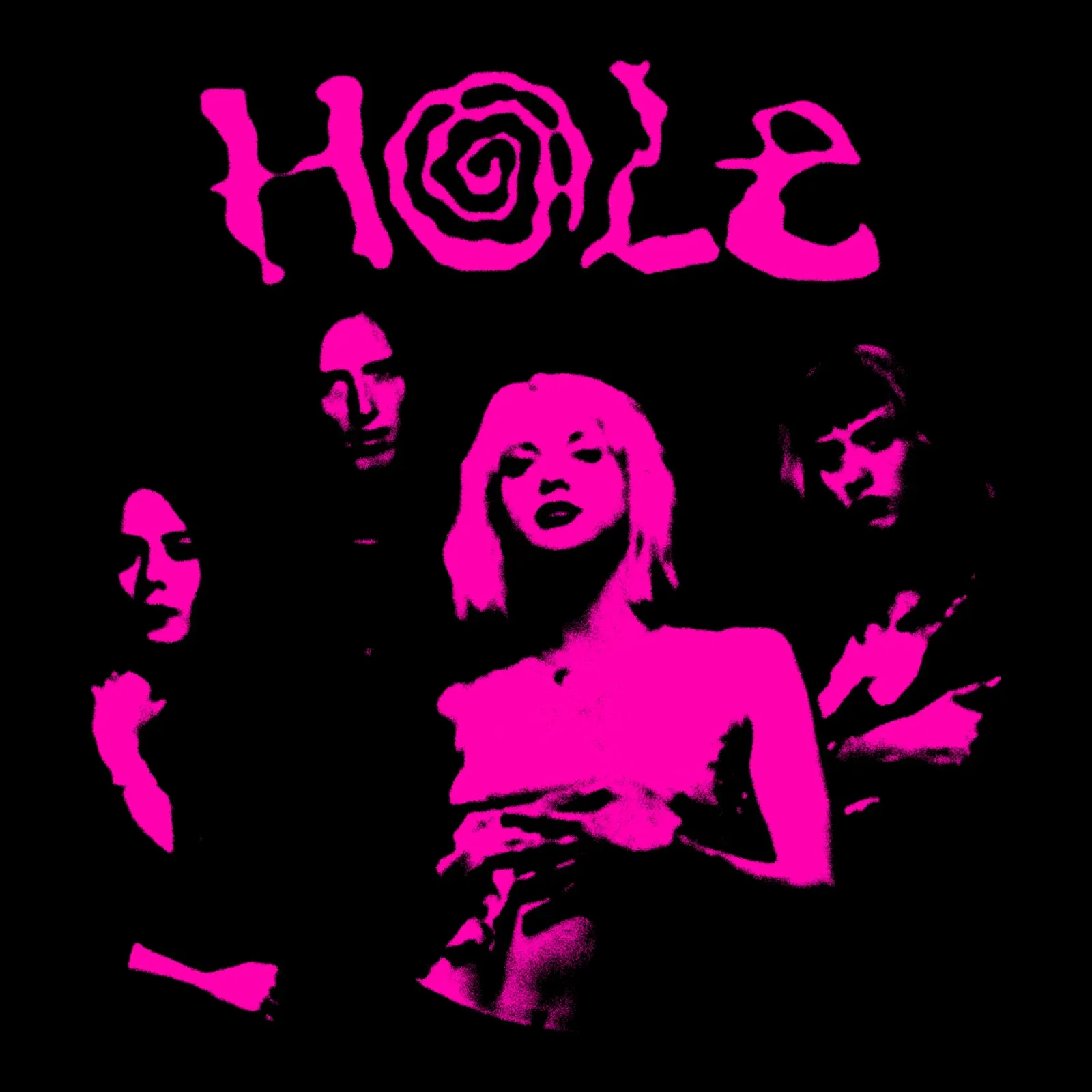 Banda rosa Sillhouette Foro poster con telaio in legno da https://www.juniqe.com/uk/shop/Henndraws