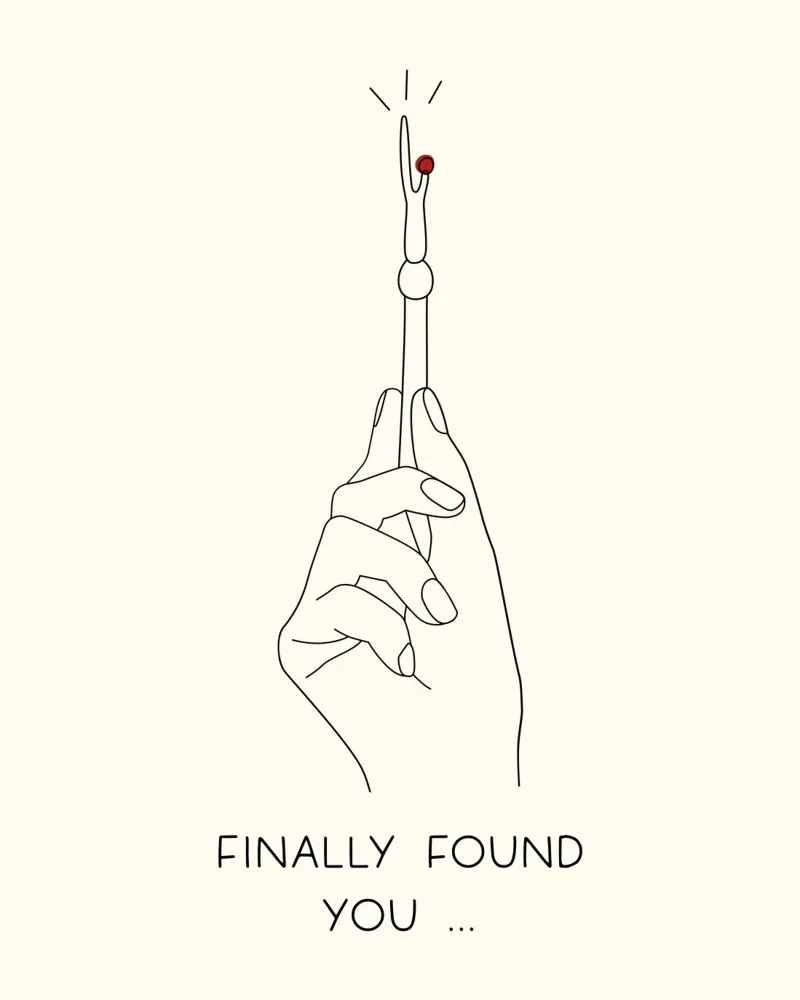 finally found you poster con telaio in plastica da vintageshop