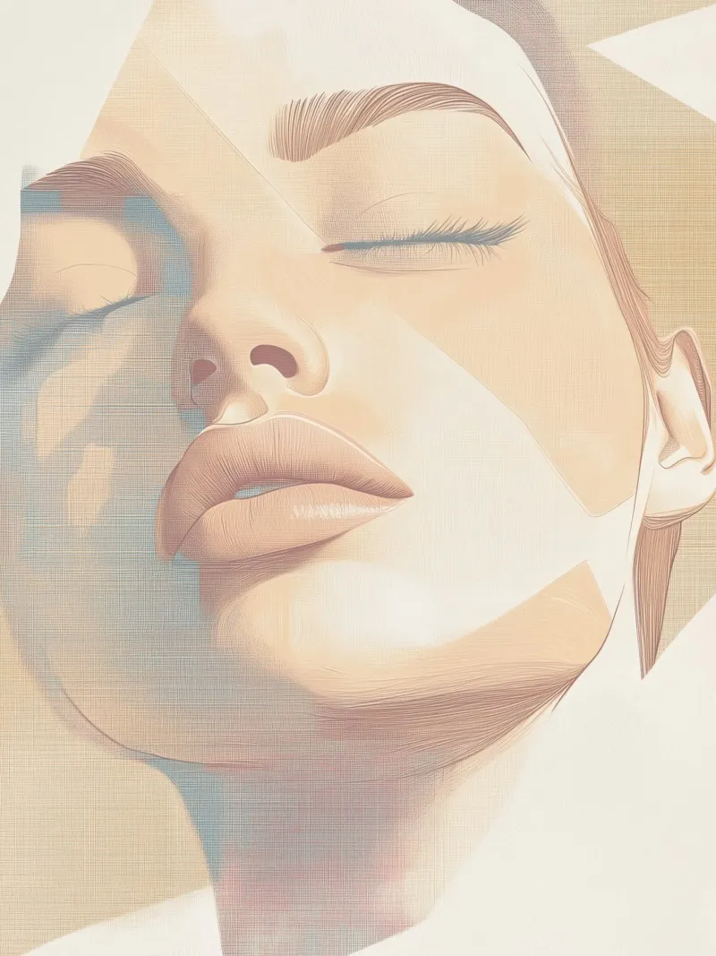 Woman abstract canvas by Imagine