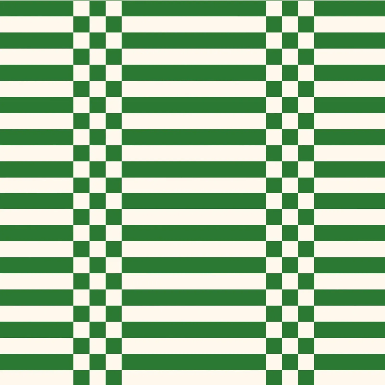 Green checks and lines poster con telaio in alluminio da TijanaArtStudio88