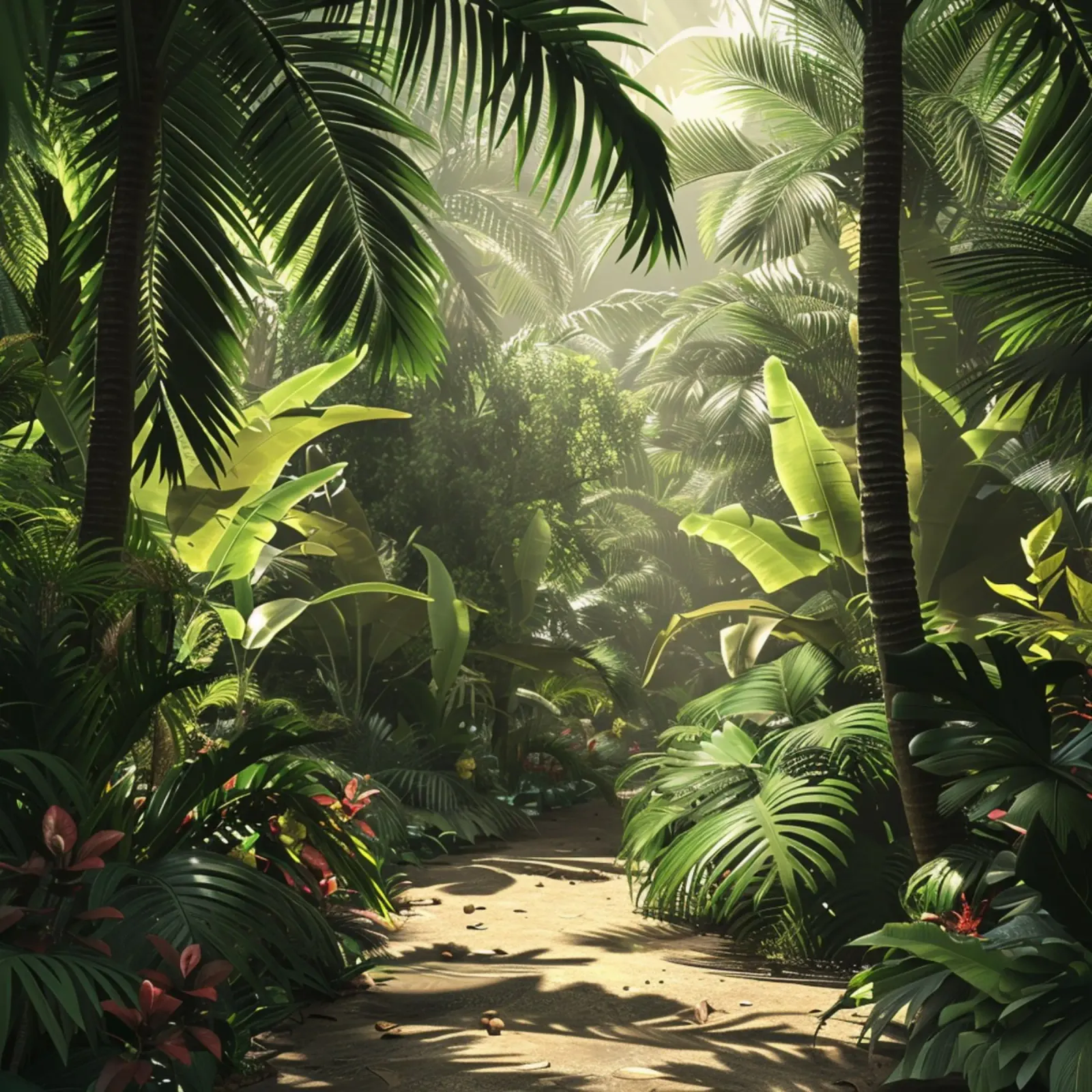 Endless Tropical Summer canvas with Floater frame by StillVibe Home