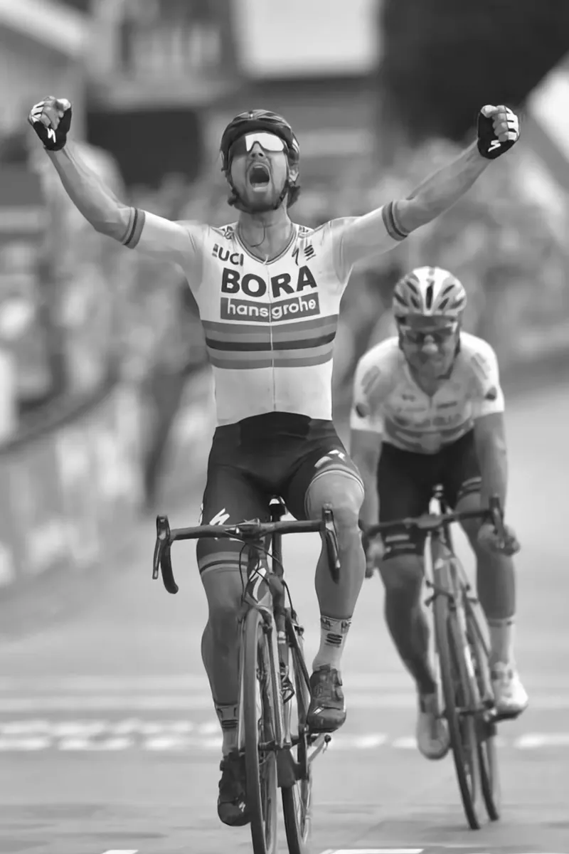 momento del corridore dopo il traguardo poster da addelia shope