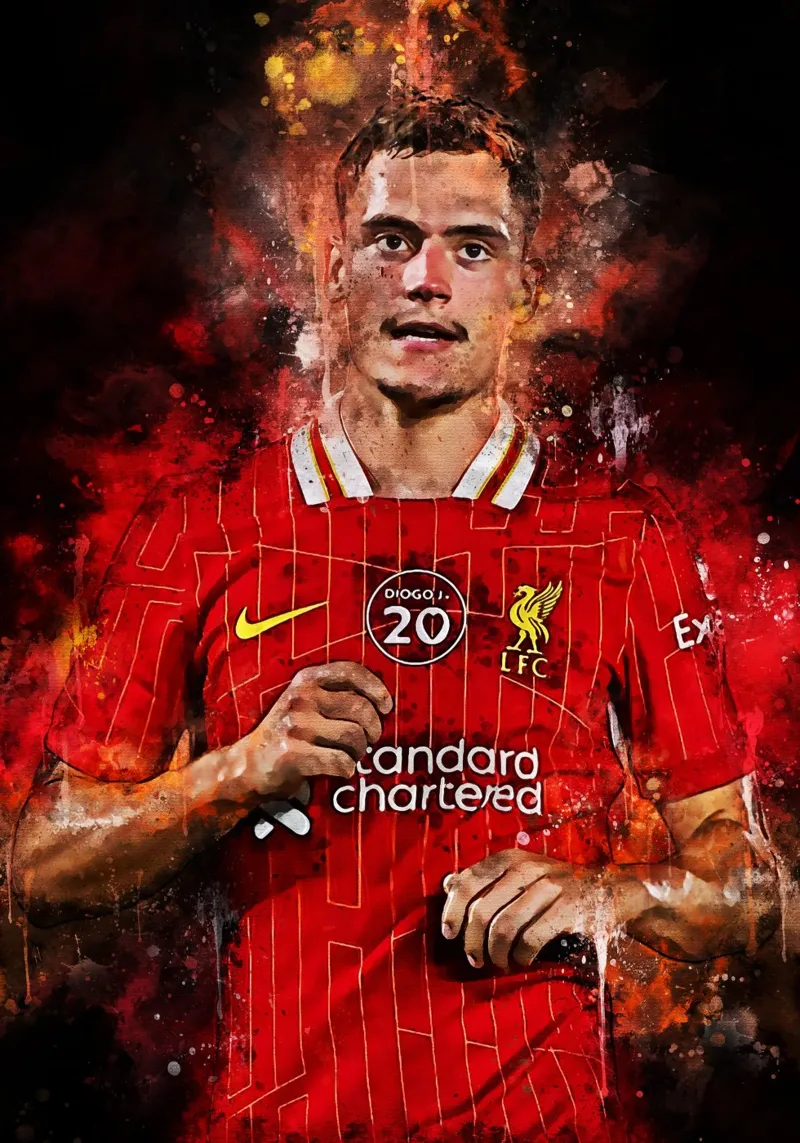 Florian Wirtz poster con telaio in plastica da MasterInkArt