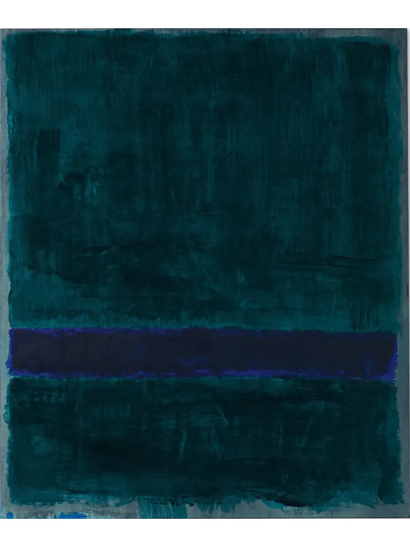 MARK ROTHKO VERT, BLEU, VERT poster de Fredrick Miller