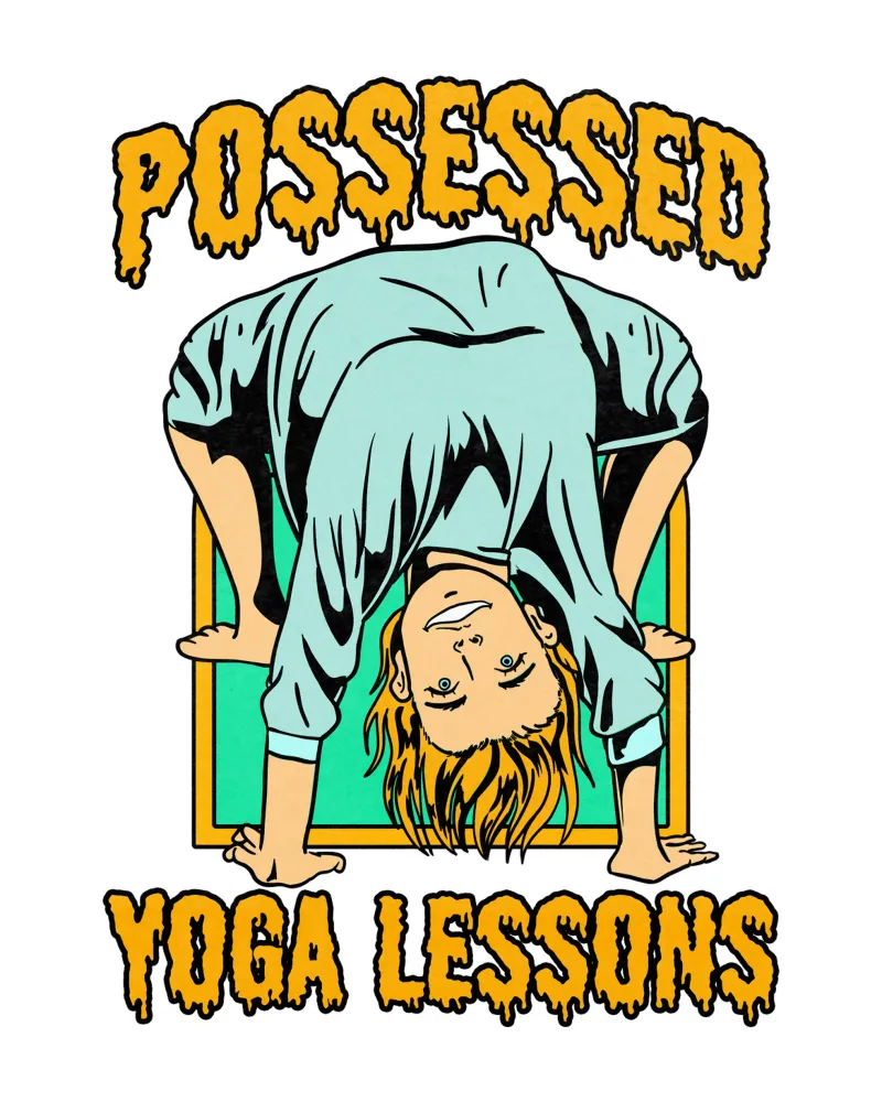 POSSESSED YOGA LESSONS carta hahnemühle da edsonramosart