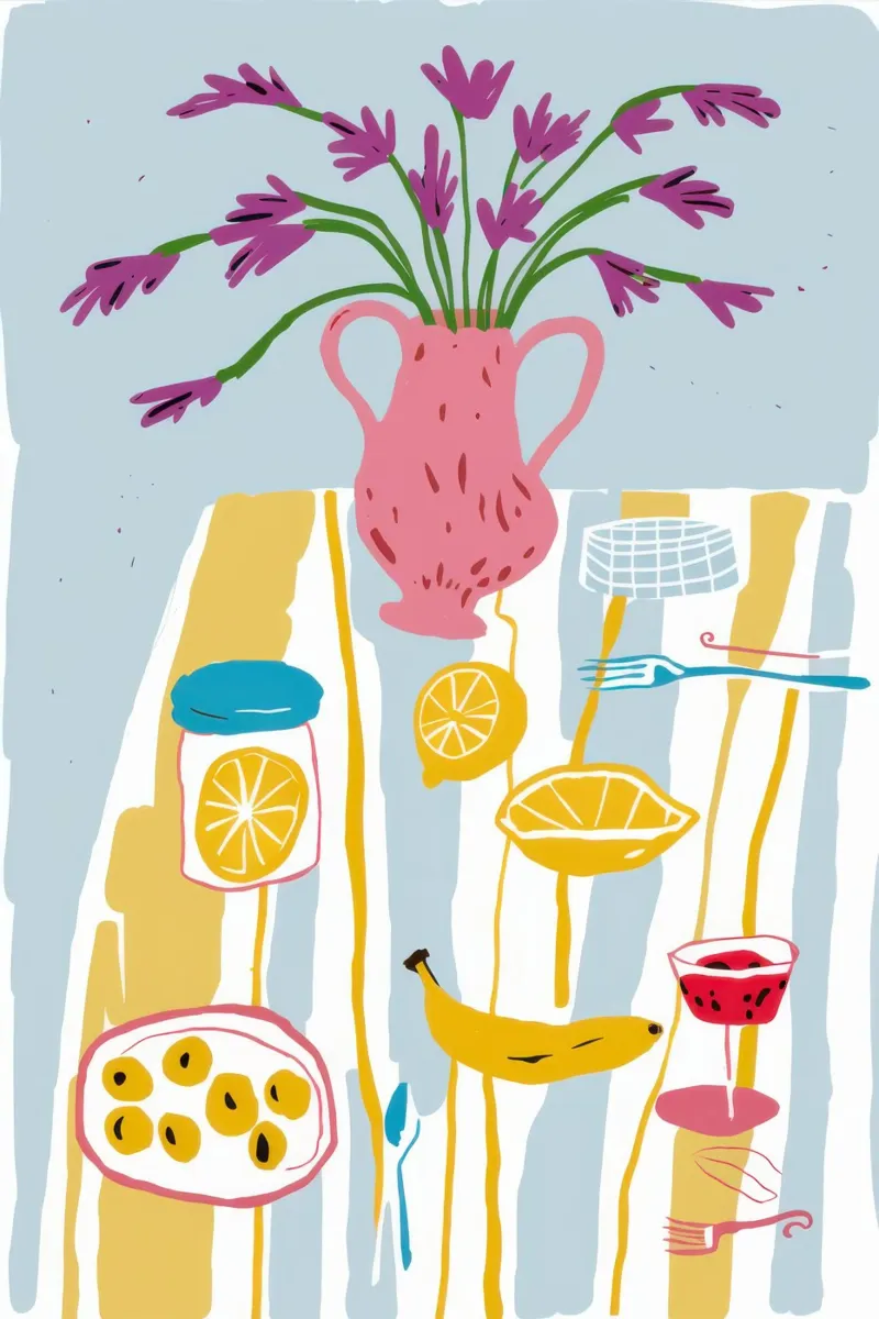 Limonata e fiori poster da Bruce Juice