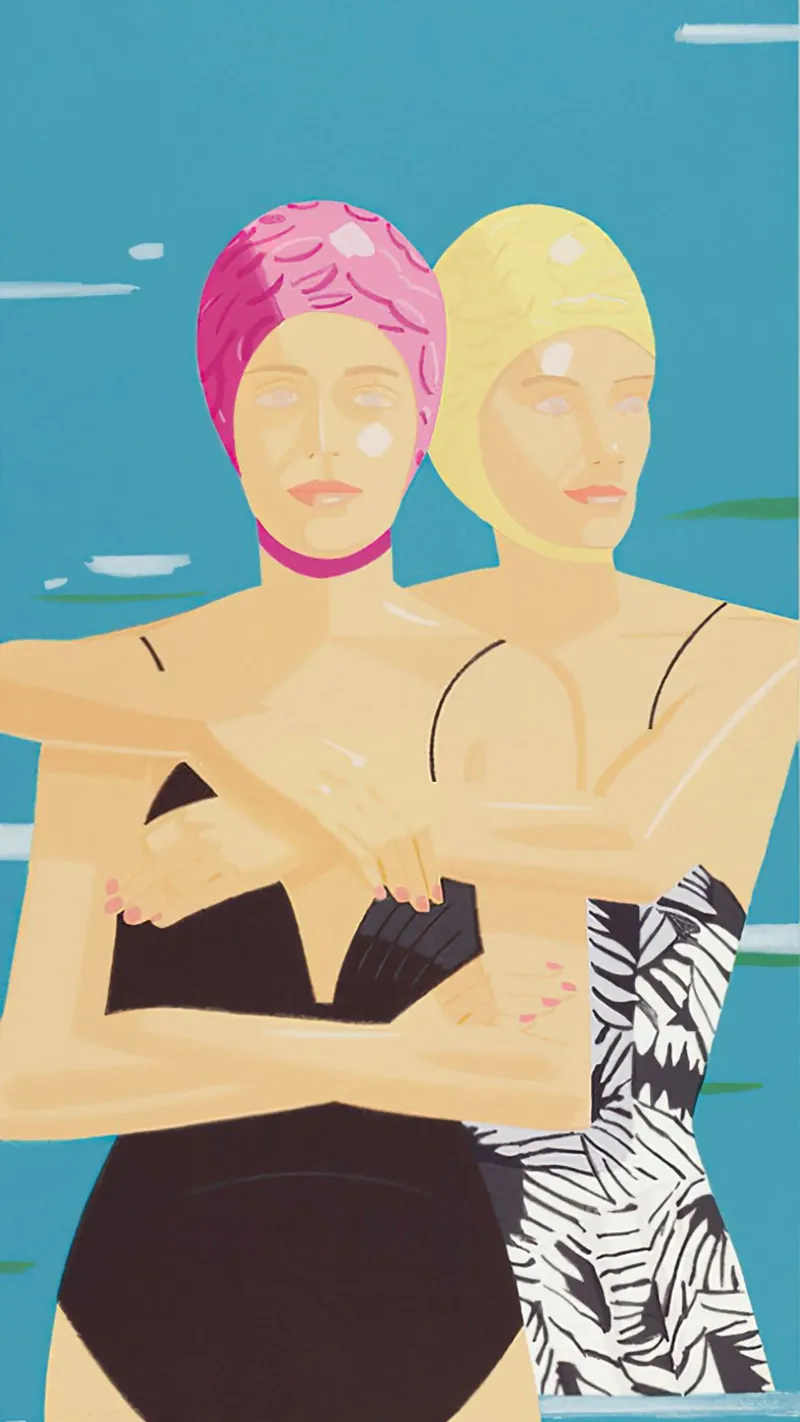 Alex Katz Eleuthera canvas met Baklijst van Marcobarshop