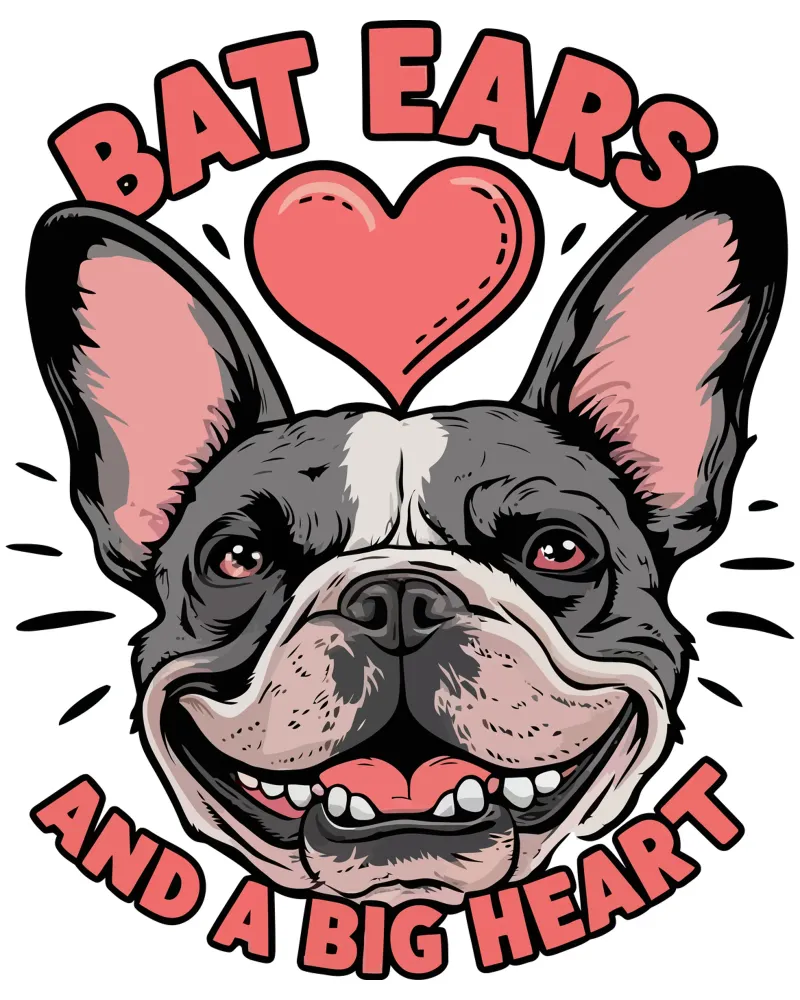 BAT EARS AND A BIG HEART carta hahnemühle da edsonramosart