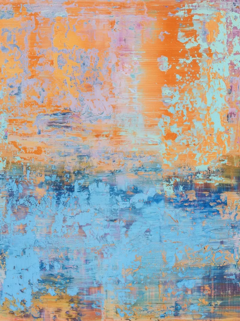 Abstract ontmoet moderniteit canvas met Baklijst van Carinaprint