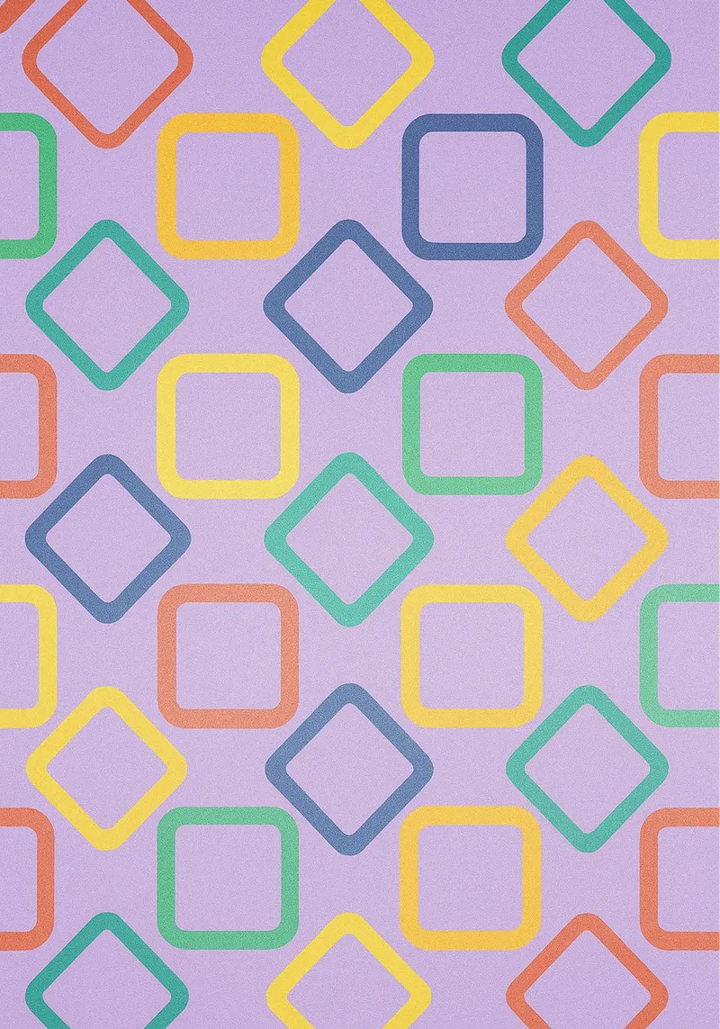 disegno di linee quadrate e diamantate poster da klicins