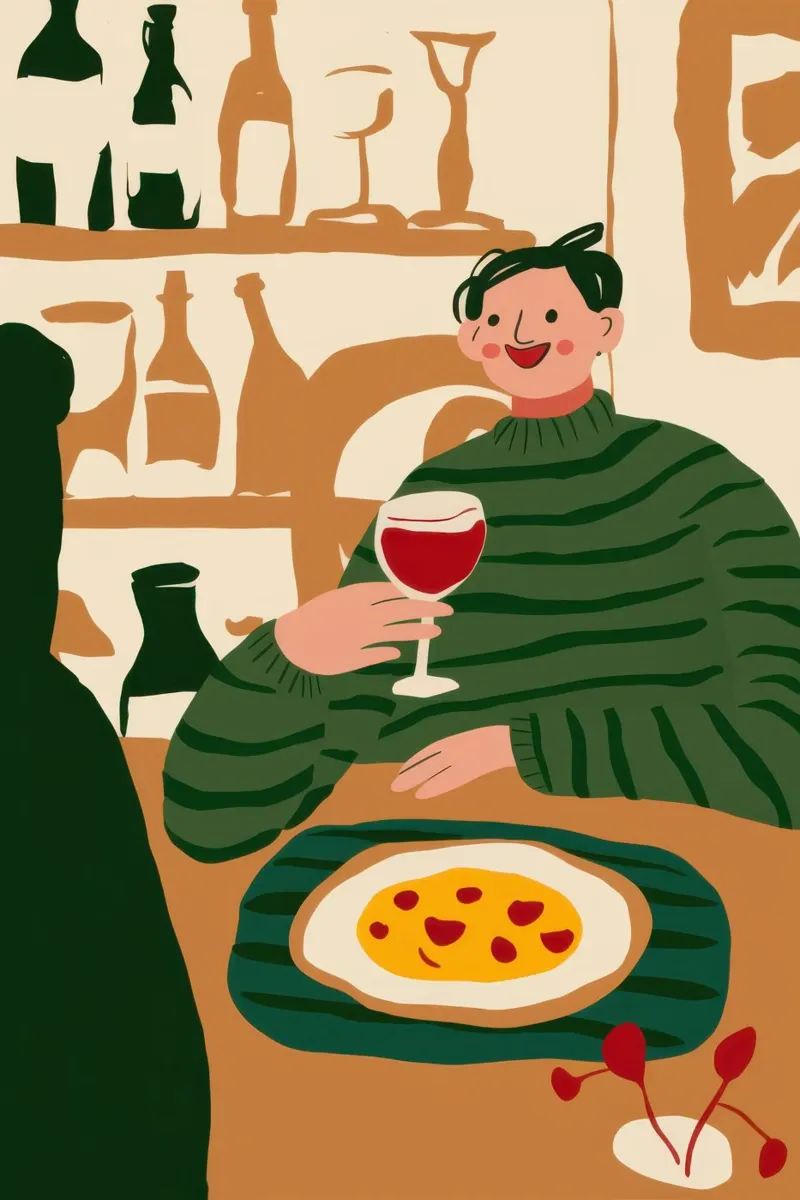 Wine Bar Solitude poster da Bruce Juice