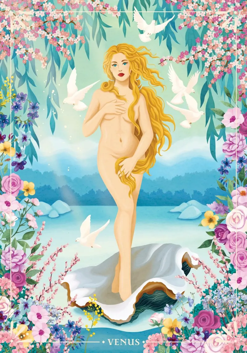 Vénus Aphrodite | Déesse de l'amour film rétro-éclairé de Nour Tohme