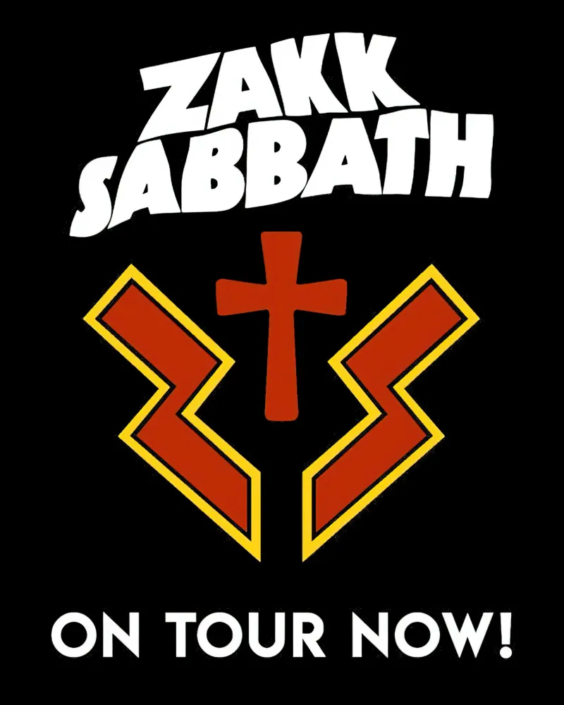 Zakk Sabbath in tour poster da andrea boceli
