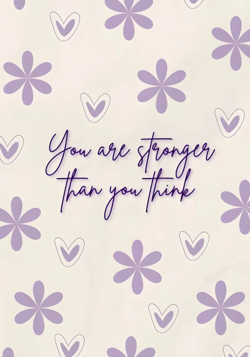 You are stronger poster da Type & Tape