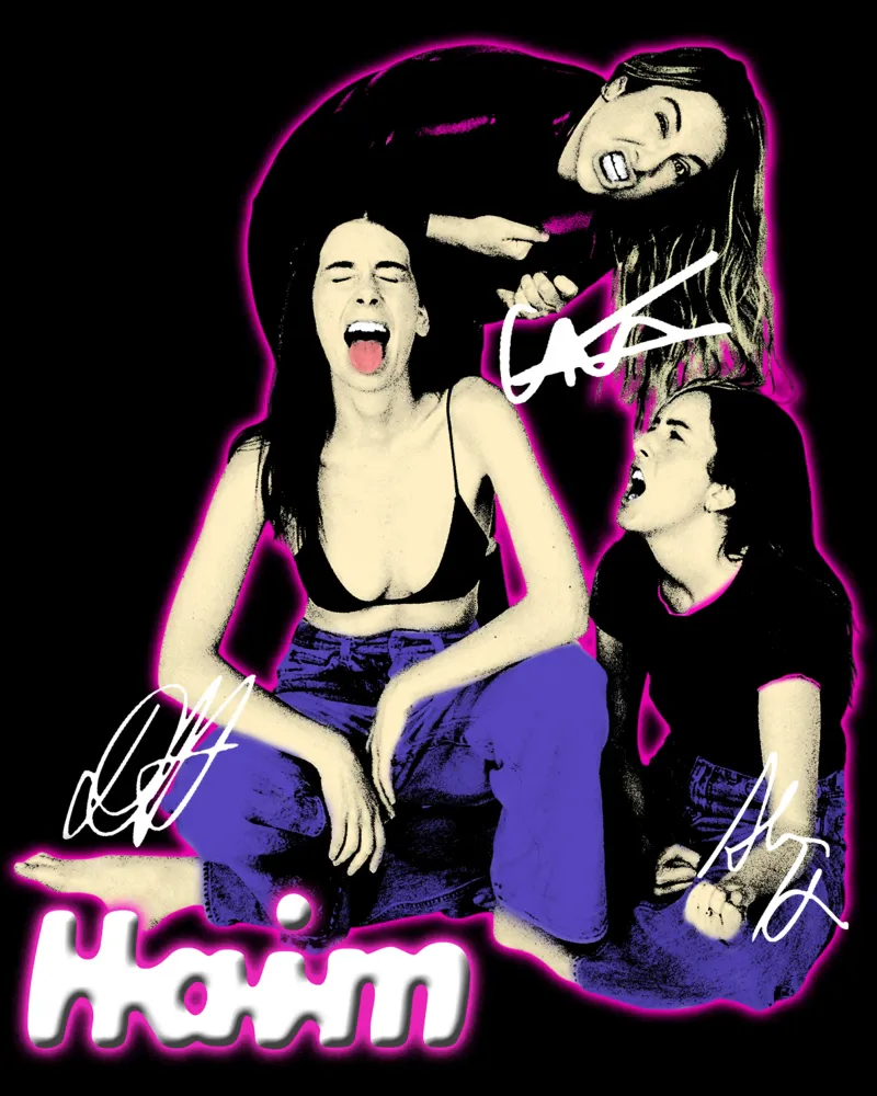 Maglietta Haims Something on Essential poster con telaio in alluminio da igoshartwrks
