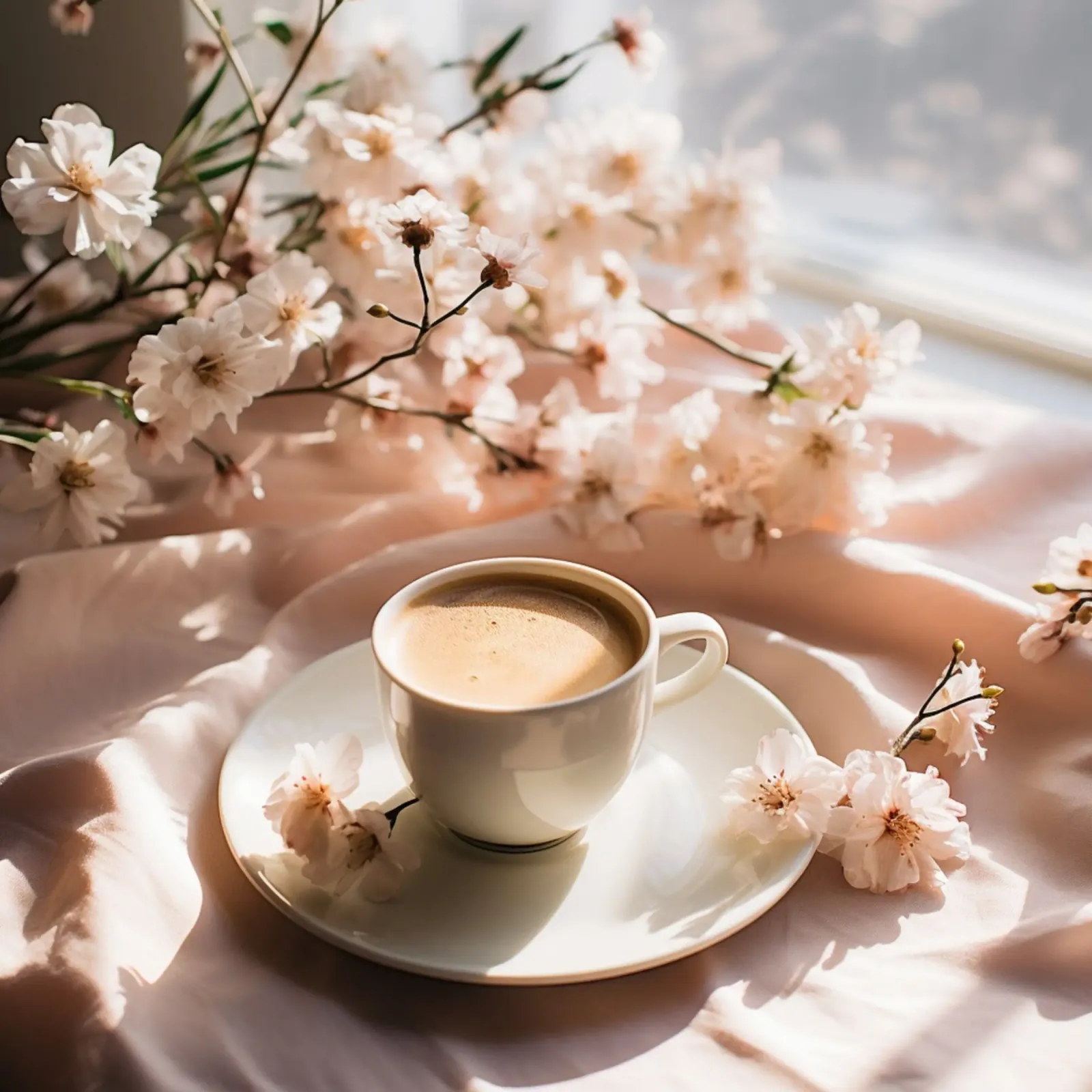 Mattina dei ciliegi in fiore poster da StillVibe Home