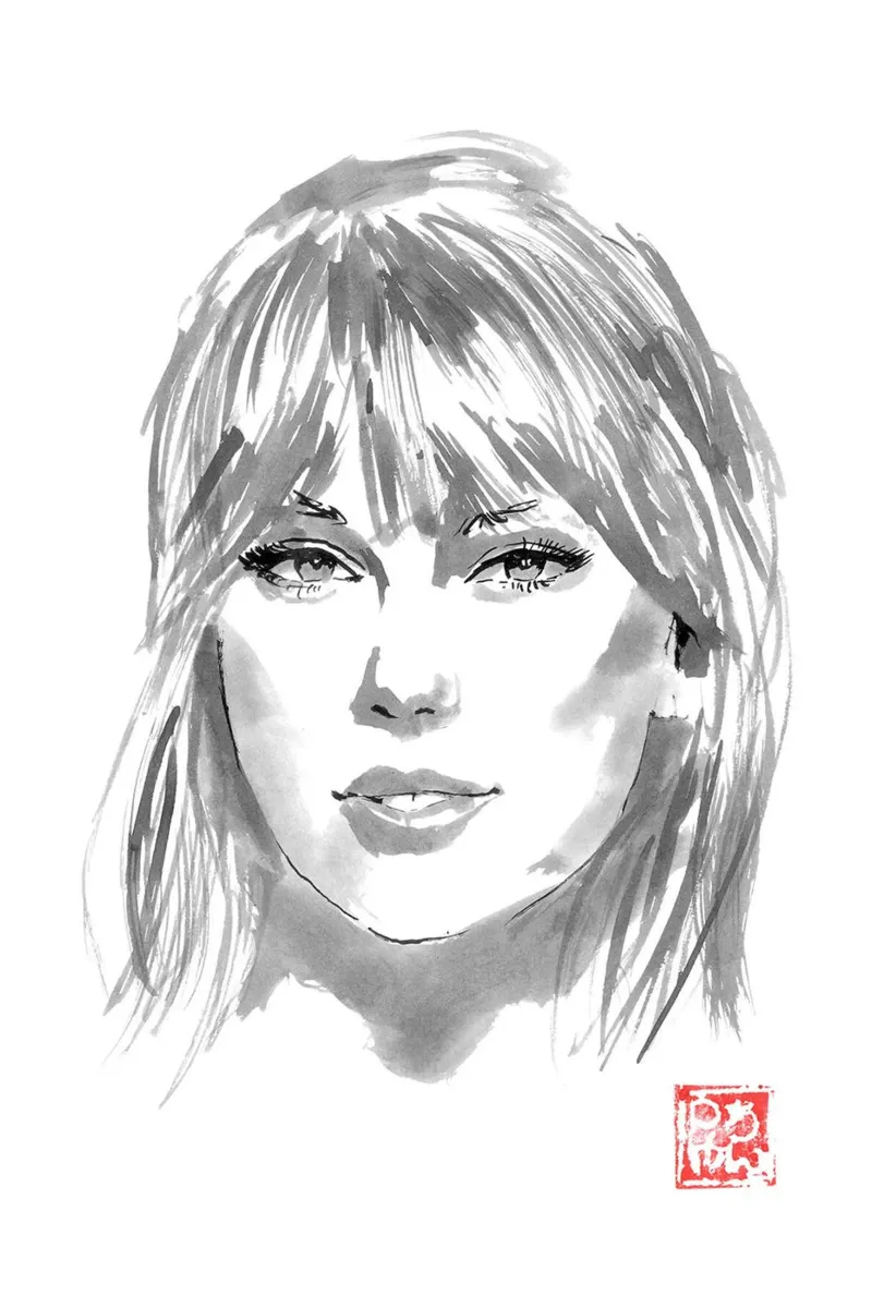 Taylor Swift ll poster con telaio in plastica da James