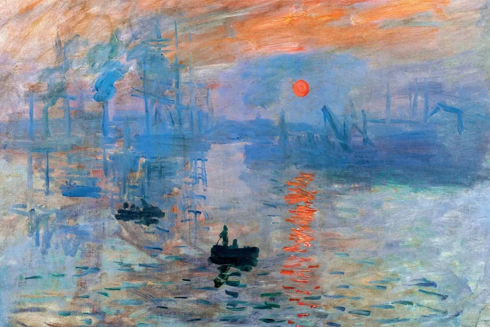 Sonnenuntergangsboote Poster mit Kunststoffrahmen von Karl Martin