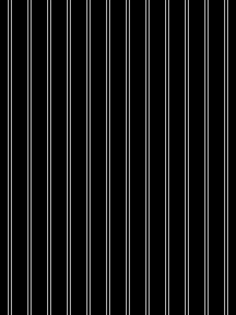 Minimal Basic Classic Doppie strisce bianche su nero poster da Beauty in Simplicity