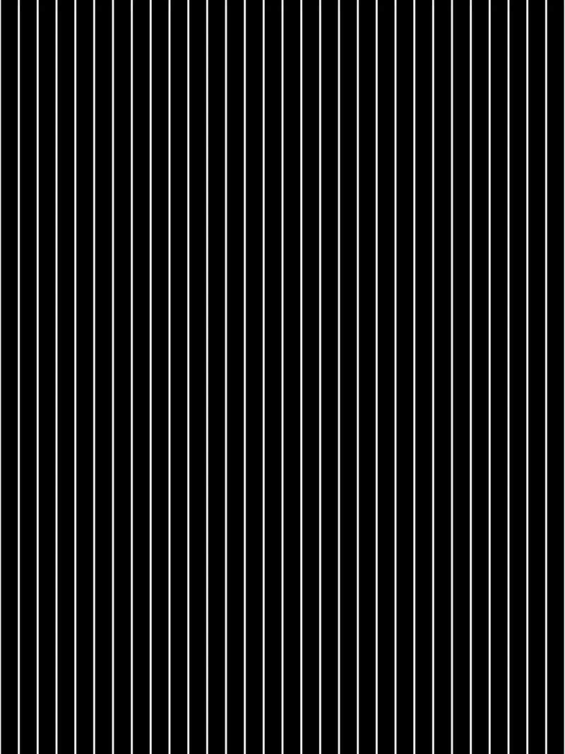 Minimal Basic Classic Pinstripe | Bianco su nero pellicola backlit da Beauty in Simplicity