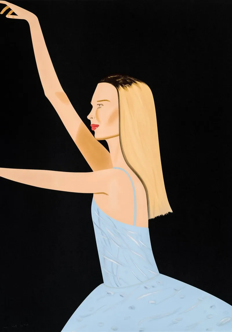 Alex Katz Danser canvas met Baklijst van Marcobarshop