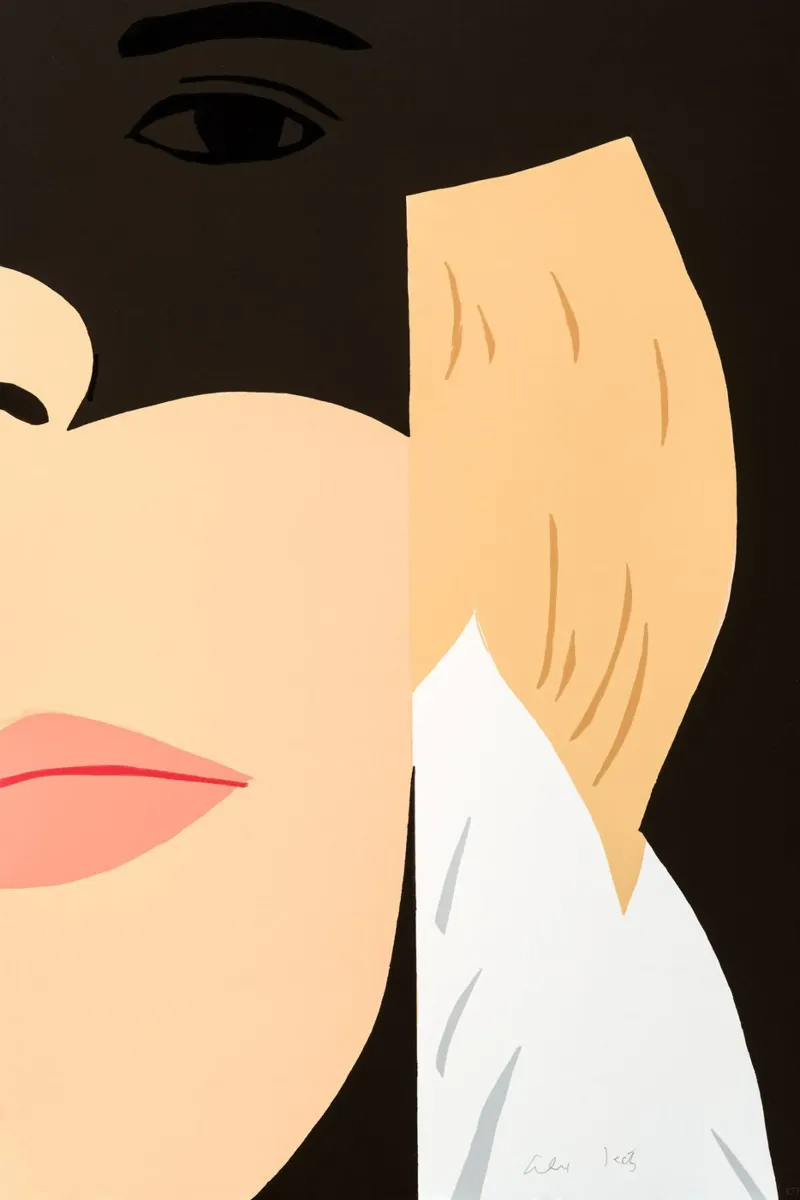 Alba di Alex Katz tela con Cornice a cassetta da Marcobarshop