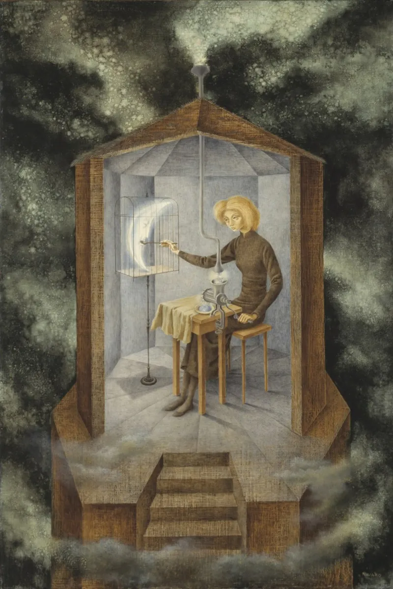 Remedios Varo Papilla stellare poster con telaio in plastica da Kunze Gallery