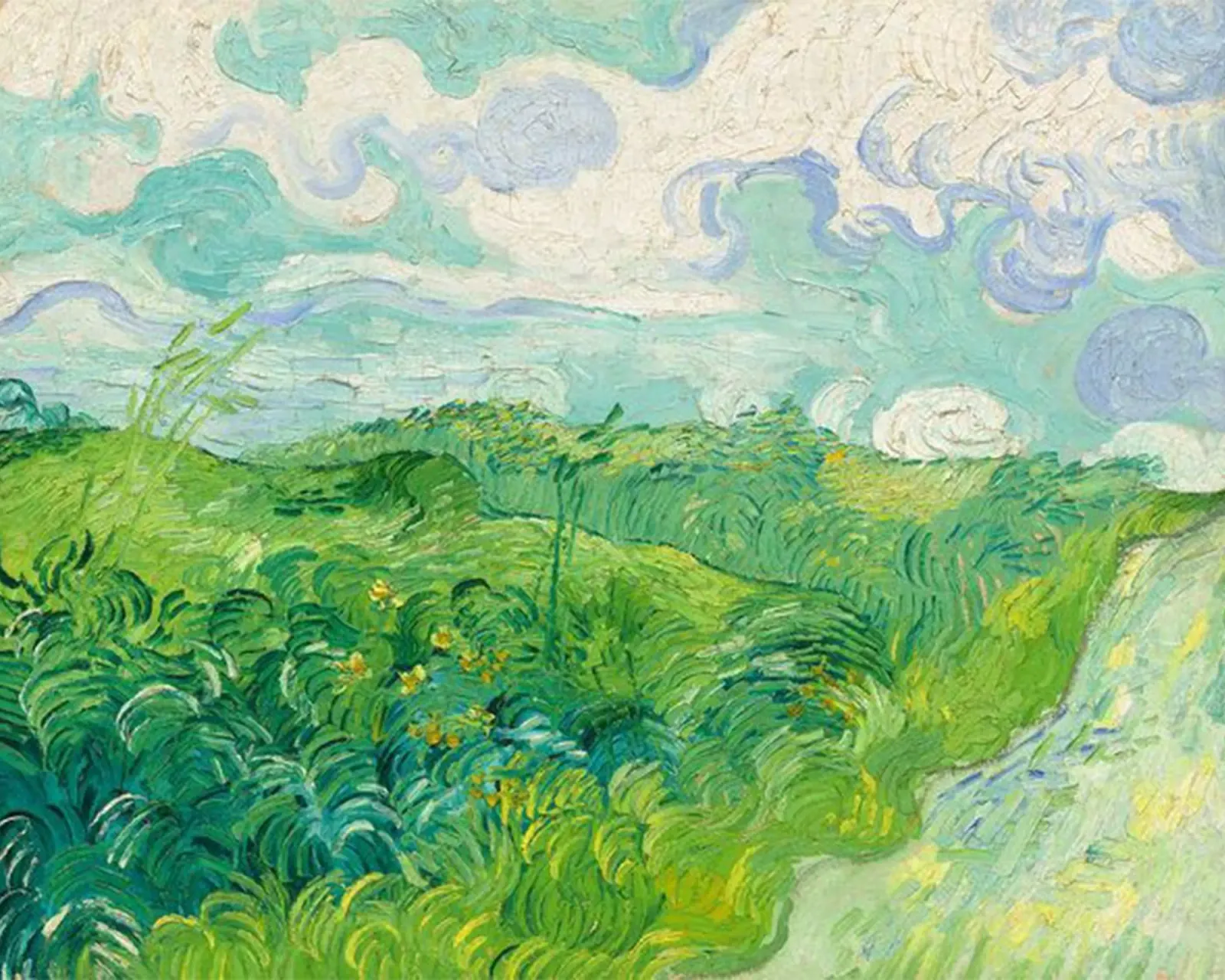 colline verdi poster da cloud shop