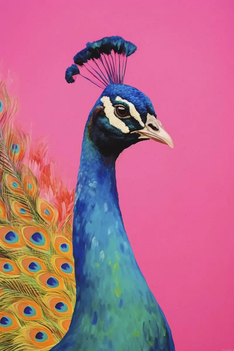 Beautiful Peacock hahnemühle by treechild