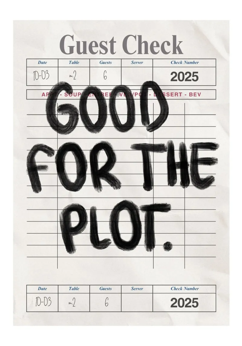 Good for the Plot Poster, Funny Life Quote Art lienzo con Marco flotante de vintagepod