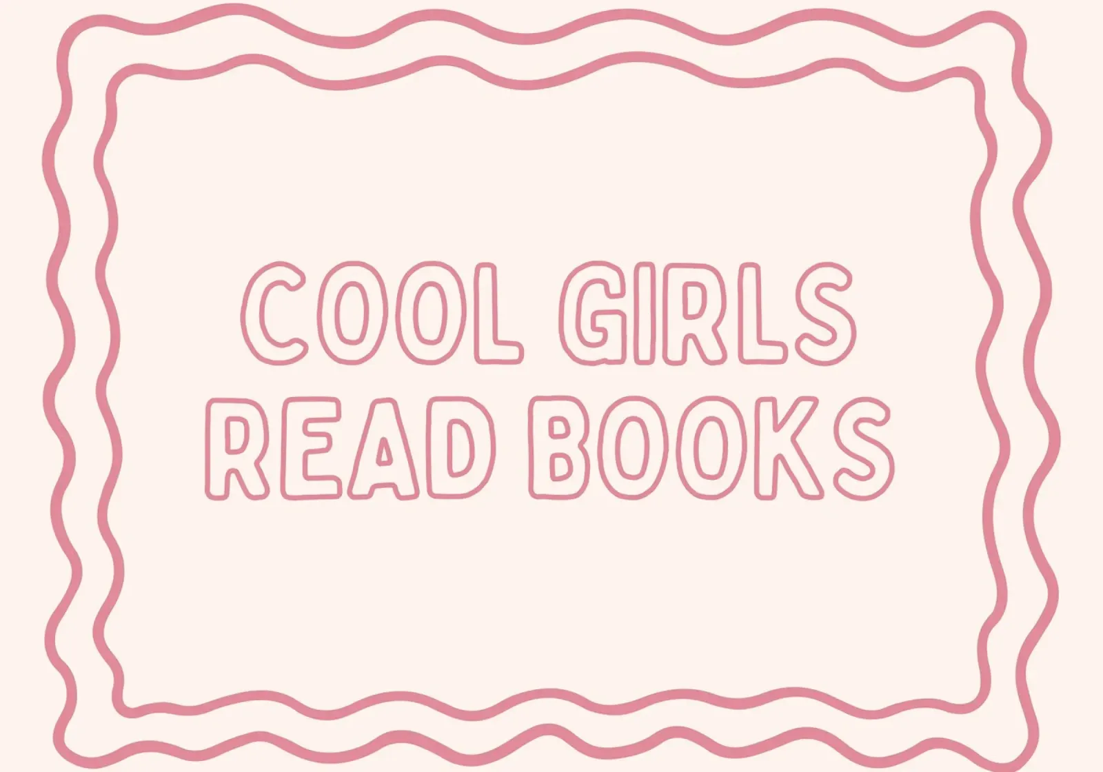 "Poster con citazione trendy "Le ragazze fighe leggono i libri poster da vintagepod