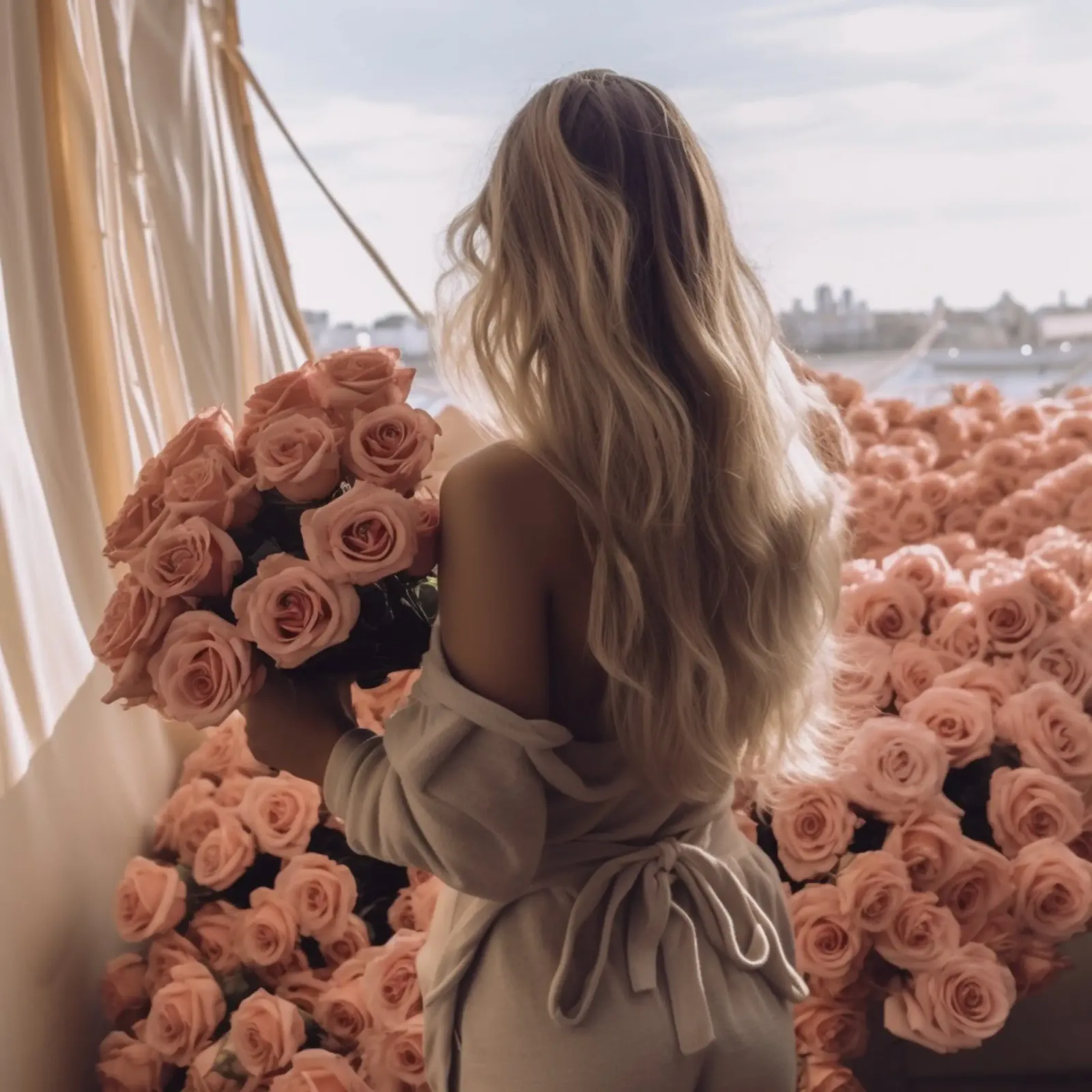 Das Meer der Rosen Poster von StillVibe Home