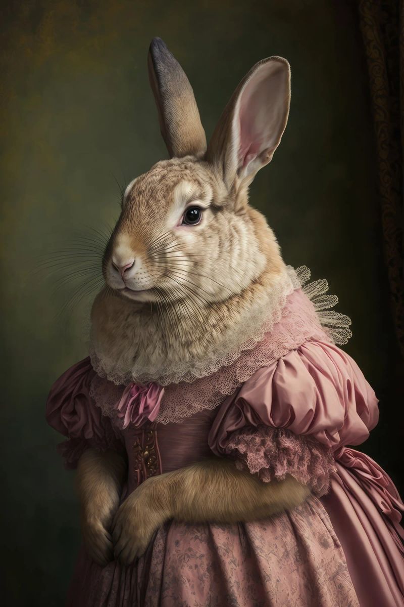 Mrs Bunny poster by treechild