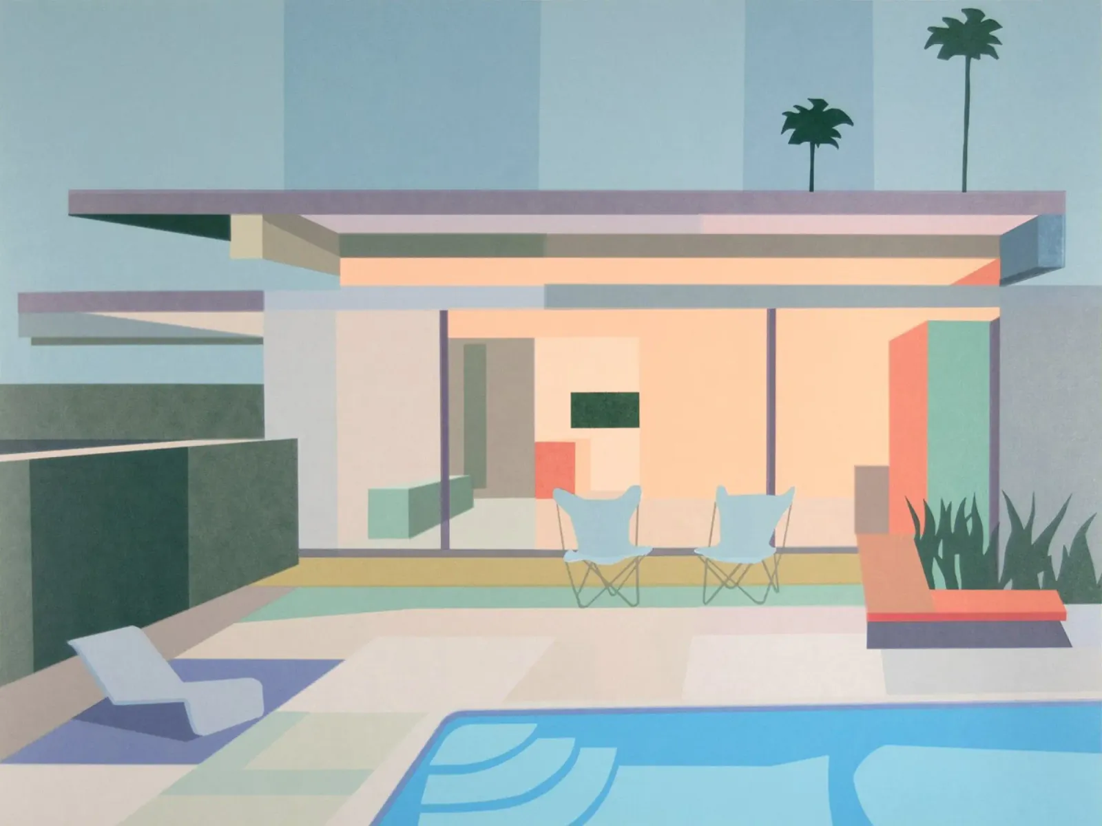 minimalist architecture poster con telaio in plastica da Leonard Barreiro