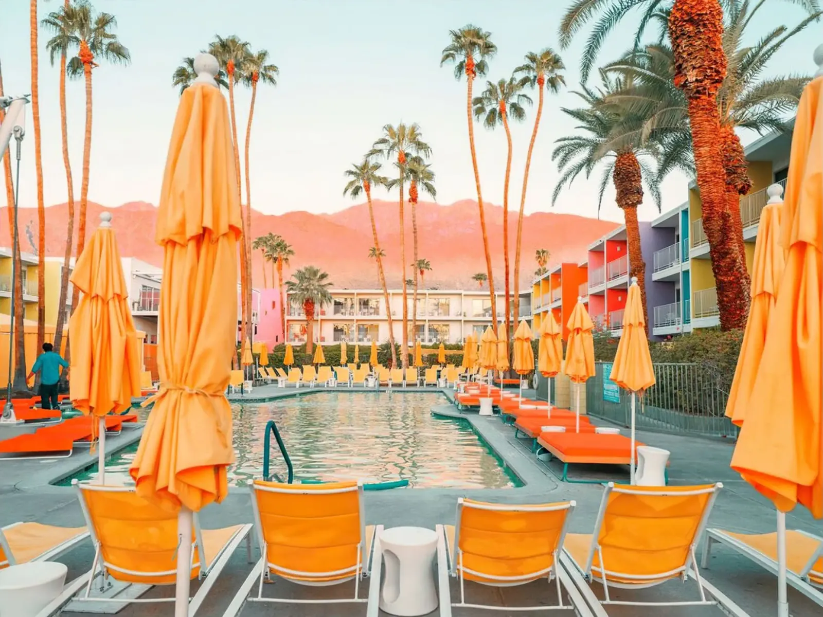 The Saguaro Palm Springs poster con telaio in plastica da lennytravers