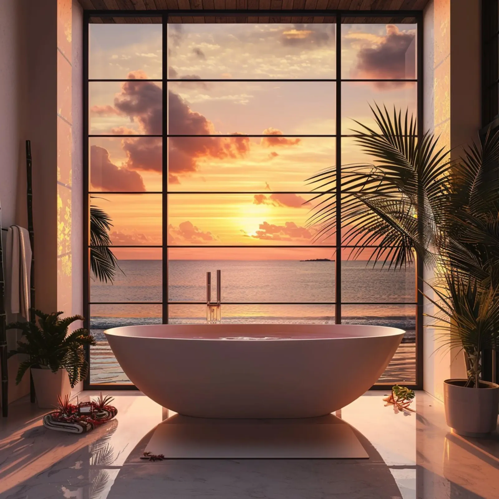Reverie alla pesca poster con telaio in plastica da StillVibe Home