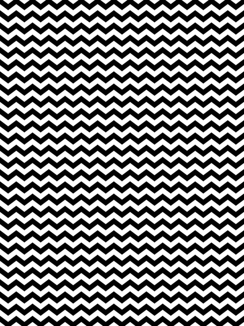 Minimal Chic Basic Chevron Pattern | Bianco e nero poster da Beauty in Simplicity