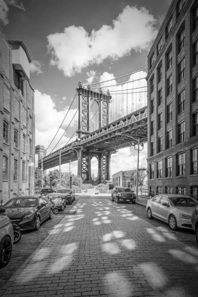 NEW YORK CITY Ponte di Manhattan poster da vintgeseyn