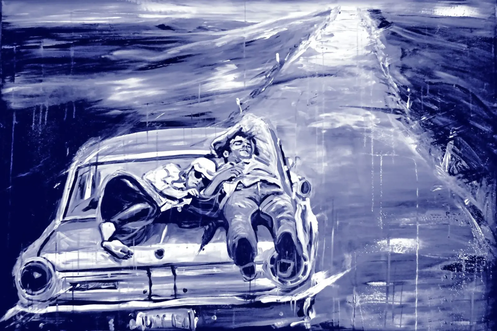 On the way to freedom poster con telaio in legno da Happy 😃 Art 🎨 by Christine Schnoell