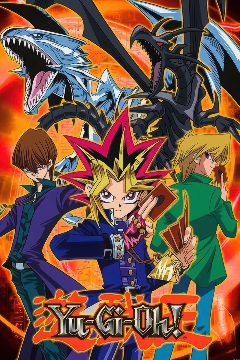 yu gi oh re dei duelli poster con telaio in plastica da mix mate