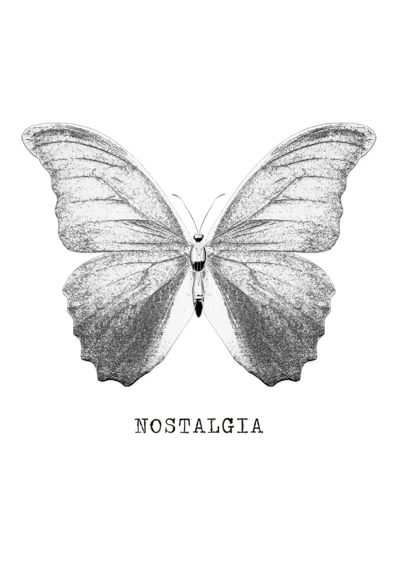 Farfalla della nostalgia pellicola backlit da morphinaeblue