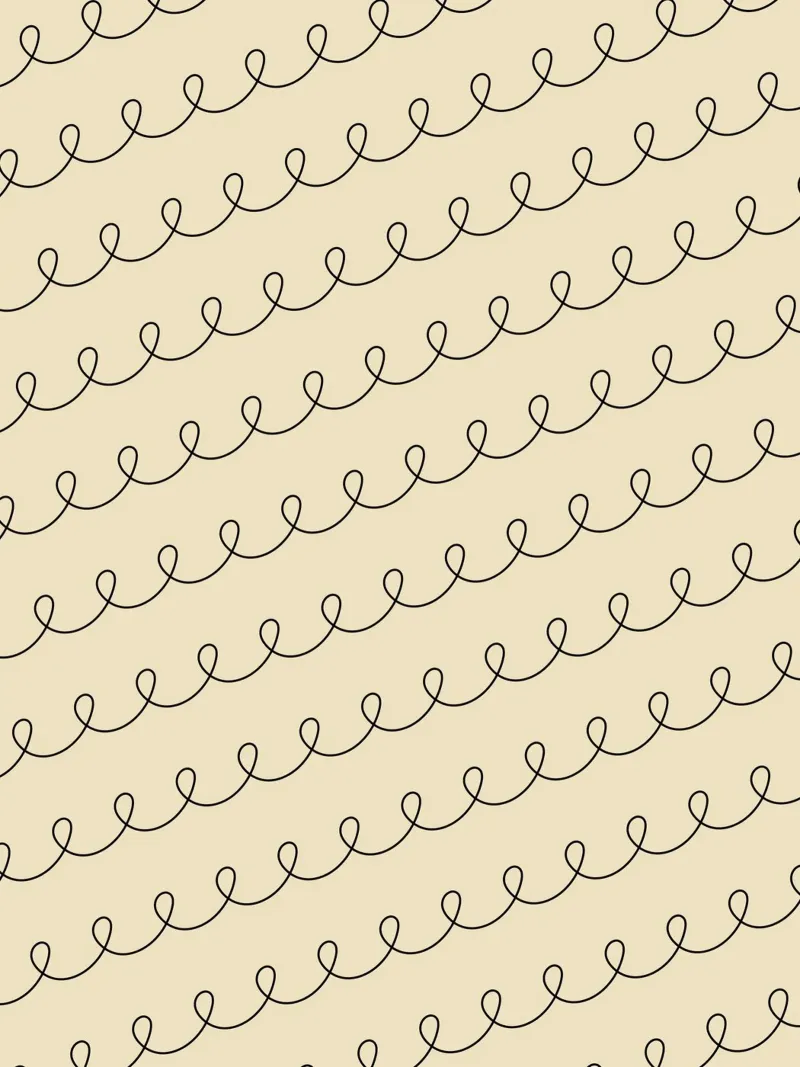 Disegno geometrico minimale di linee ad anello 2 | nero su beige pannello forex da Beauty in Simplicity