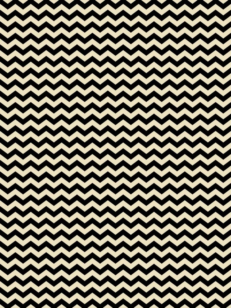 Minimal Chic Basic Chevron Pattern | Nero e Beige tela da Beauty in Simplicity