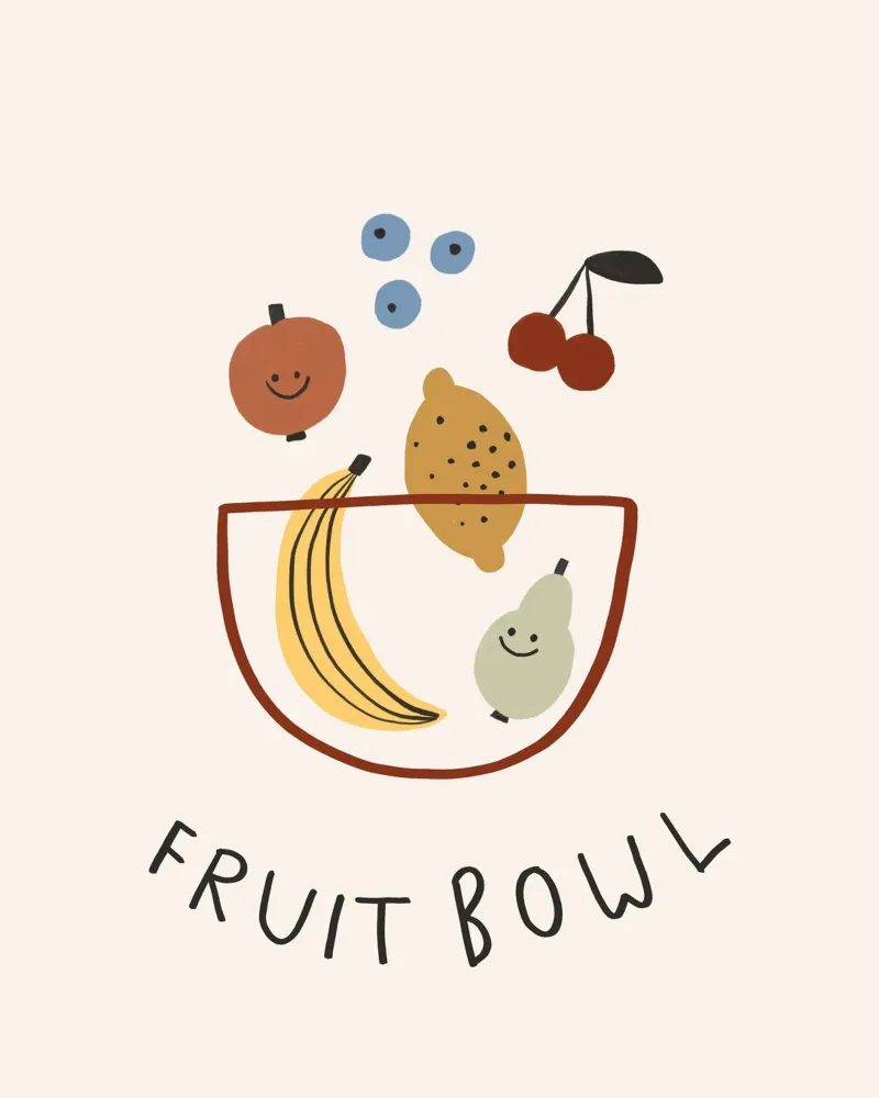Fruit Bowl poster da AleksandraAnna