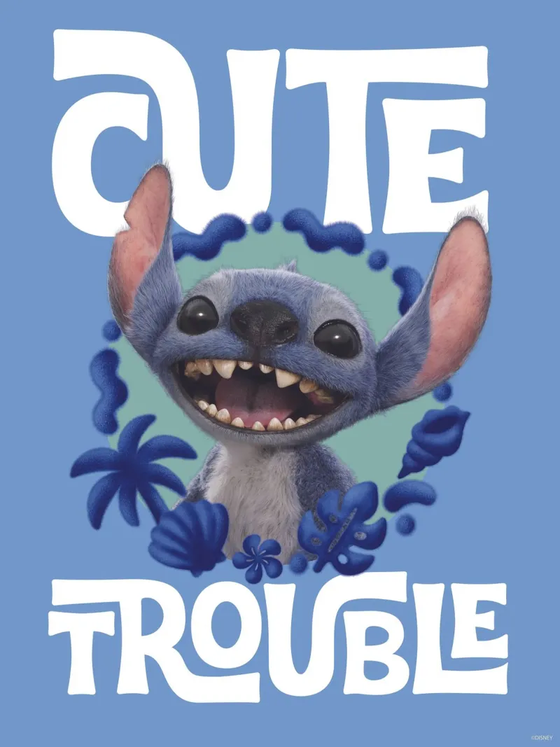 Stitch "cute trouble" II poster da Stitch